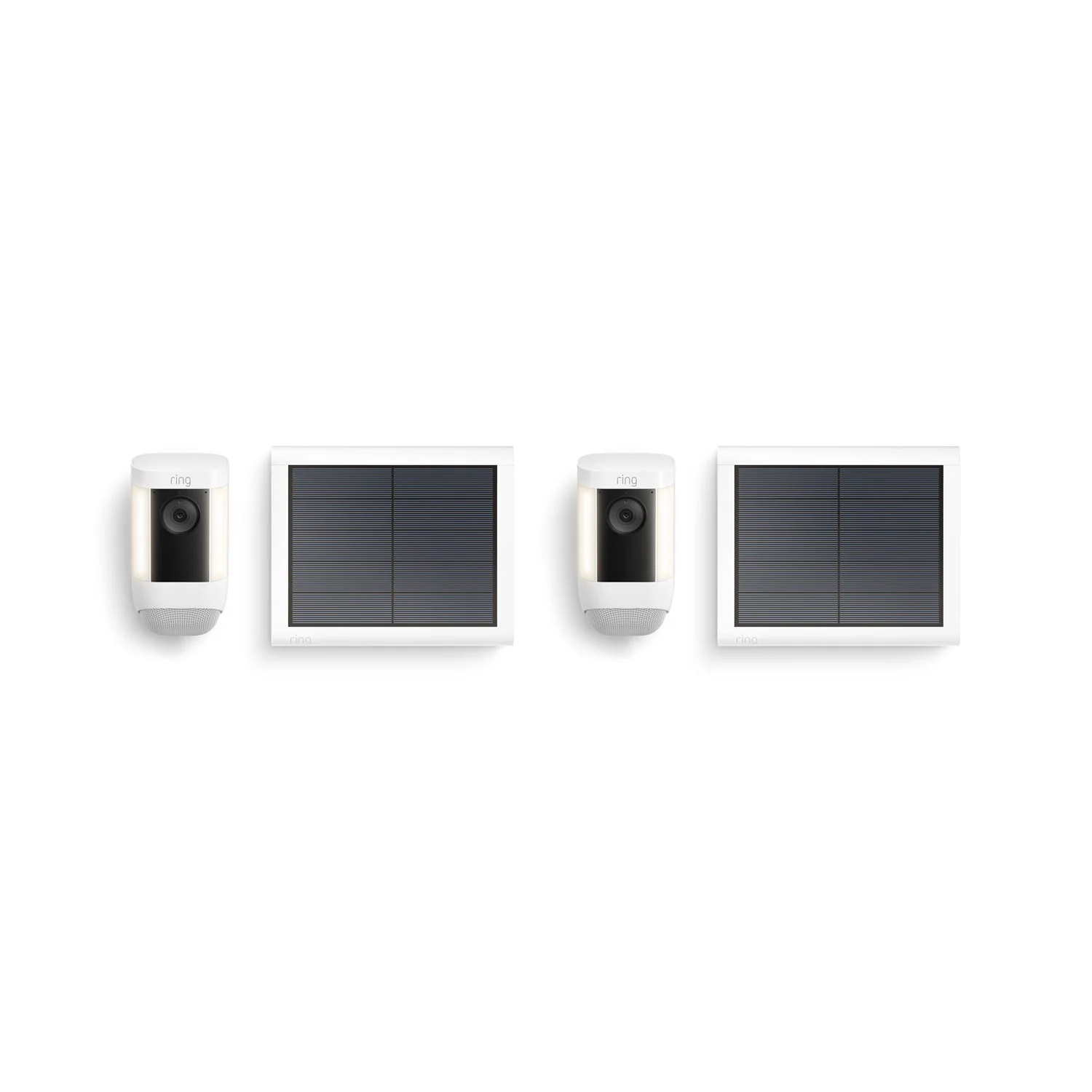 2-Pack Spotlight Cam Pro Solar (2K Video with Ring Vision)