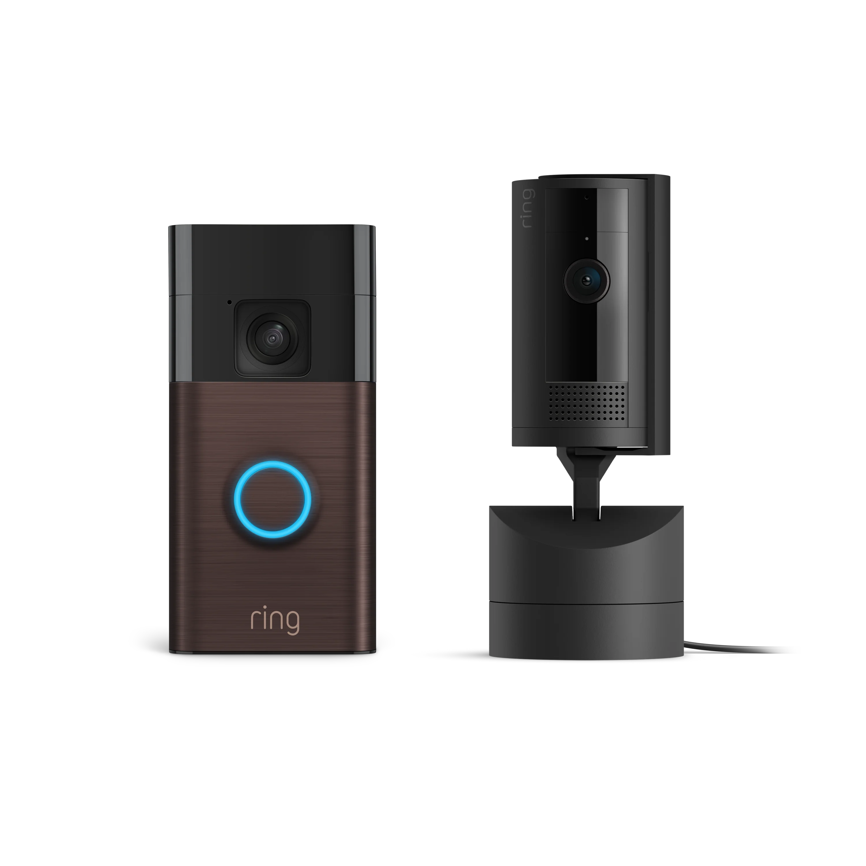 Battery Video Doorbell + Pan-Tilt Indoor Camera