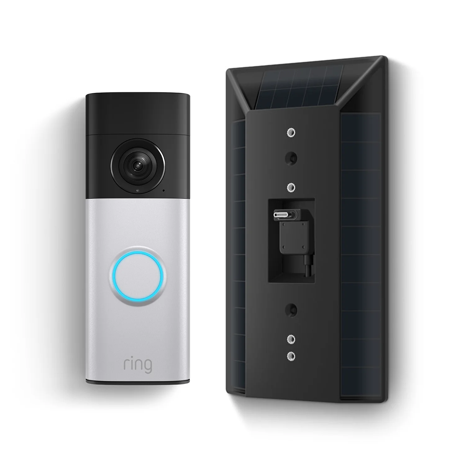 Battery Video Doorbell Plus (2nd Gen) + Doorbell Solar Charger (Featuring Retinal 2K)
