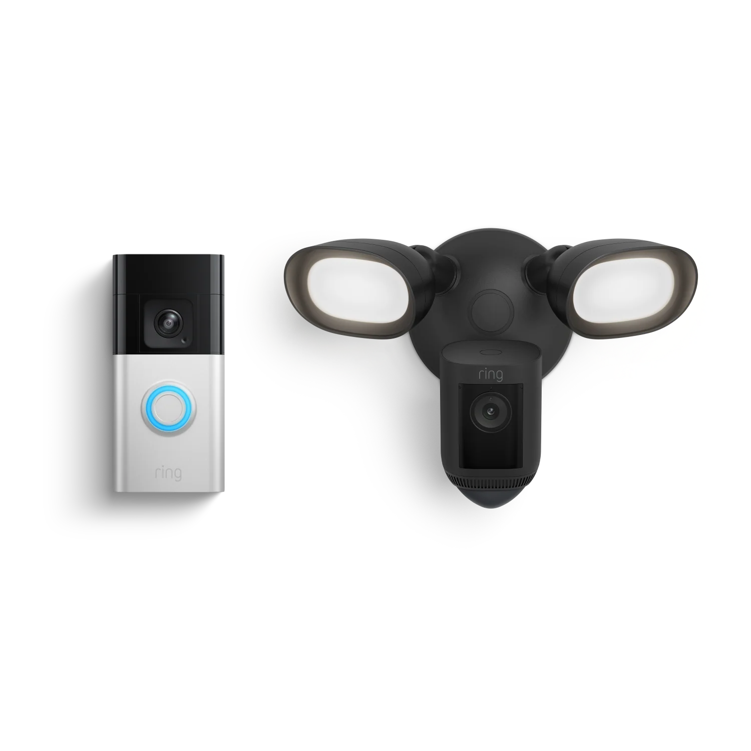 Battery Video Doorbell Pro + Floodlight Camera Wired Pro